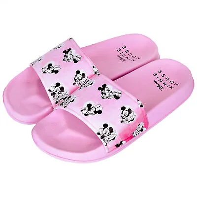 Disney Minnie Mouse Sweet Women's Flip Flop Slides Pink • $28.98