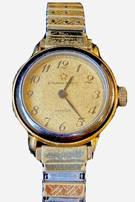 £33 • Buy Vintage Eterna Matic Gold Ladies Automatic Watch 1964