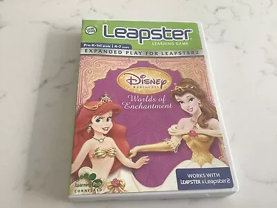 LeapFrog Leapster Kids Game Disney Princess Worlds Of Enchantment • £4.95