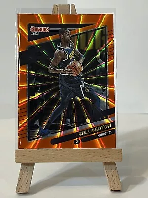 2021-22 Panini Donruss Will Barton Orange Laser Denver Nuggets #106 • $0.99