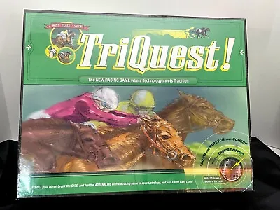 TriQuest! Horse Racing Game W/Electronic Console New Sealed By Deep Creek • £14.48