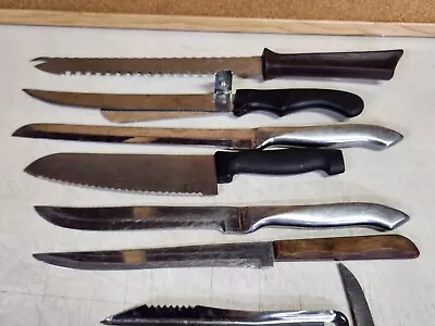 Lot Of 8 Misc Pre-owned Kitchen Knives • $0.99