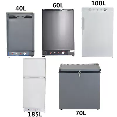 $379 • Buy Propane Refrigerator Car 110V Motorhome Camper RV Fridge Portable 2Way Fridge