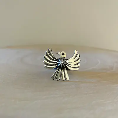 Thunderbird Ring A Delayne Reeves Size 8 Navajo Sterling Silver Handmade • $145