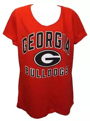 $7.99 • Buy New Georgia Bulldogs Womens Size L Large Red High Hands Shirt