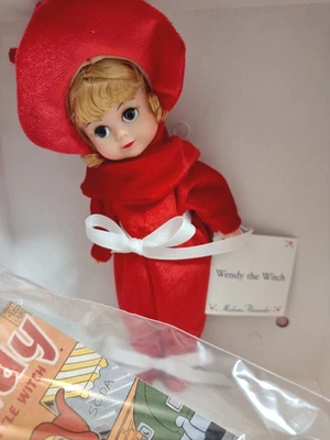 $49.95 • Buy Madame Alexander Wendy The Witch Doll Casper Ghost Booklet Broom 8 Inch