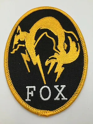 Metal Gear Solid  Foxhound  Logo Fabric Patch Sew On Cosplay • New • £7.50