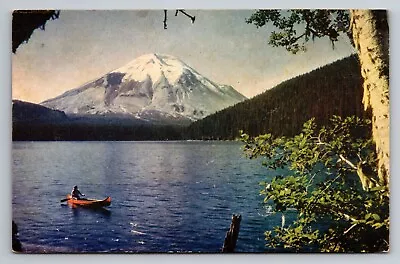 Mt. St. Helens From Spirit Lake Washington Vintage Posted 1944 Postcard • $7