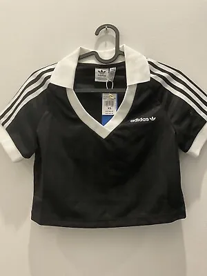 Adidas Ladies Black Soccer Crop Top Size XS • $29