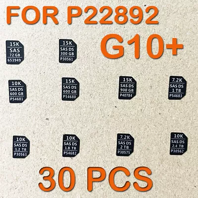 30PCS P22892 G10+plus Tray Caddy Adhesive Stickers Labels FOR HP  2.5  Stickers • $7.99