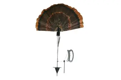$30.50 • Buy MOJO Tail Fan Attack Stake And Frame Tom Turkey Decoy 100' Control Blind TWO (2)
