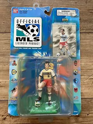 1996 Bandai/Upper Deck JOHN HARKES MLS Soccer Figure & Card DC United NEW • $10