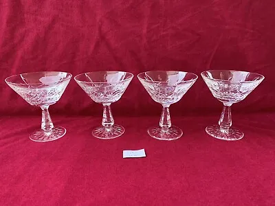£62.87 • Buy Set Of 4 Waterford Crystal Kenmare Sherbet / Champagne Glasses 4 3/4  H Lot 1