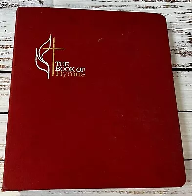 The Book Of Hymns Spiral Hymnal Of The United Methodist Church Red Cover 1966 • $14.80