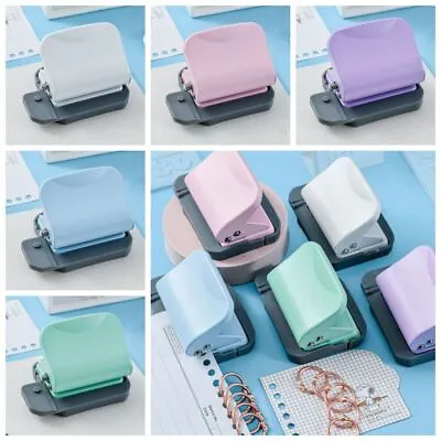 6 Hole Paper Punch Handheld Metal Hole Puncher For A4 A5 B5 For Notebook Binding • $17.72