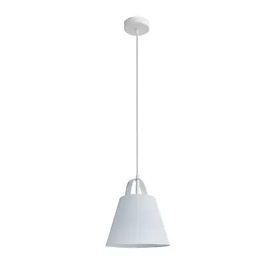 Clark Pendant Light White Lamp Hanging Ceiling Lights • $53.95