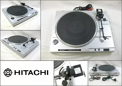 HITACHI HT-12 DC Servo Turntable Record Player (Made In Japan) • $70