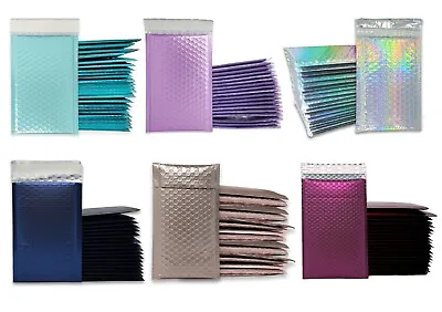 4X8 Inch Choose Your Color Metallic Padded Bubble Shipping Envelope Mailers Pack • $10.95