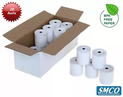 Uniwell CT-S2000 CT52000 TILL ROLLS Thermal 80mm X 80mm RECEIPT PAPER By SMCO • £7.02