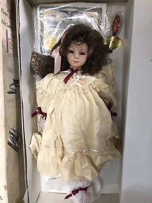 27” GADCO Great American Doll Porcelain & Cloth Girl Marlene By Schrott COA MIB • $84.95