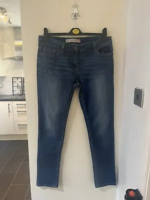 £5.50 • Buy NEXT Blue Everyday Relaxed Skinny Jeans 12 R