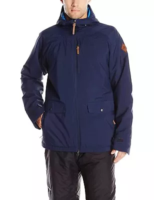 New Mens O'Neill Temptest Snowboarding Ski Jacket Size M Ink Blue Retail $200 • $85