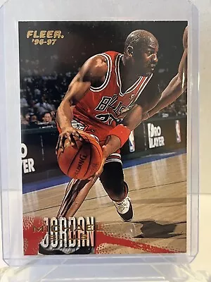 1996 96-97 Fleer Michael Jordan #13 Chicago Bulls • $1.99