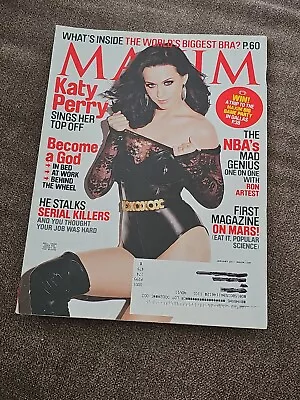 January 2011 Maxim #157 Magazine Katy Perry NBA Serial Killers Football • $0.99