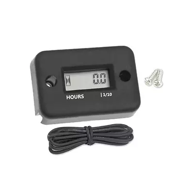  LCD Display Digital Hour Meter Inductive Timer For Bike Motorcycle ATV3301 • $9.13