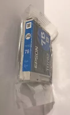 Epson T078220 Cyan Blue Color Ink Jet R260 R280 R380 Stylus Photo Printer 78 • $23.96