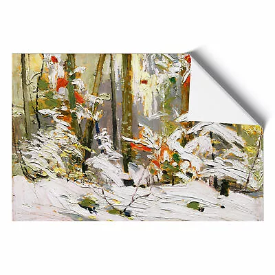 Winter Woodland By Tom Thomson Wall Art Print Framed Canvas Picture Poster Decor • £16.95