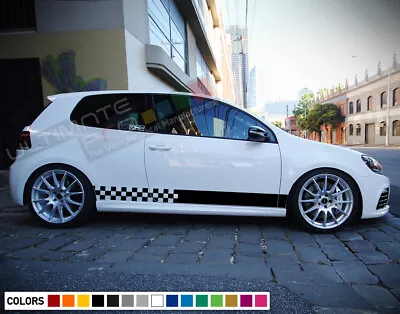 Stickers Decal For Volkswagen VW Golf Stripes Graphics Door Body Kit Hatchback • $73