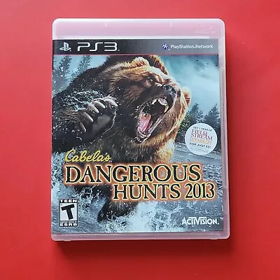 Sony PlayStation 3 PS3 Cabela's Dangerous Hunts 2013 Complete Nice Disc • $14.97