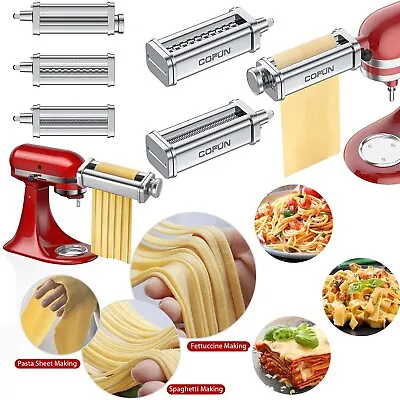 For KitchenAid Pasta Roller Cutter Spaghetti Roller Maker Stand Mixer Attachment • $65.99