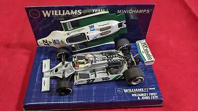 Minichamps 1/43 1979 Williams Cosworth F1 FW07 Alan Jones With Removeable Body • $49.98