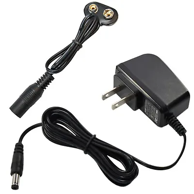 9V Battery Snap Connector & AC Adapter For MN1604 Loop Station Guitar Pedal • £15.37