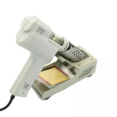 Handheld 100W Electric Vacuum Desoldering Pump Solder Sucker Gun W/base S-993A • $117.06