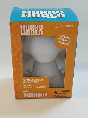 NEW Munny World Customizable Create Your Own Vinyl Art Mini Toy Loot Crate  • $9.88