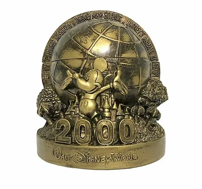Walt Disney World 2000 Millennium EMPTY Globe Watch Case MICKEY MOUSE Epcot • $50
