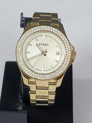 Fossil AM4453 Ladies' Retro Traveler Watch RUNNING • $23