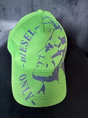 NWOT DIESEL Ball Cap Denim Hat 'ONLY THE BRAVE' Cotton Size 03 • $24