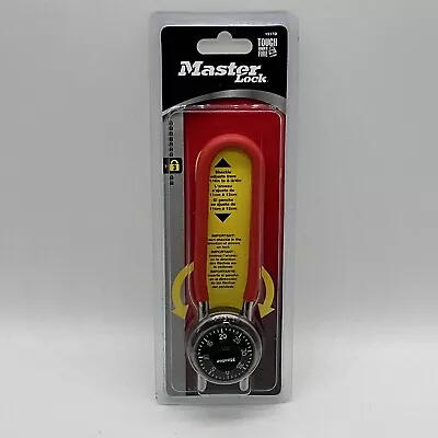 Master Lock Long Adjustable Shackle Combination Padlock 4-1/4  - 4-3/4  NEW • $14.99