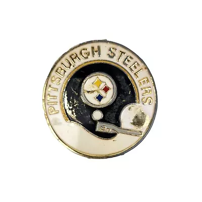 Vintage Maco Pittsburgh Steelers Football Belt Buckle NFL Properties 1971 • $9.95