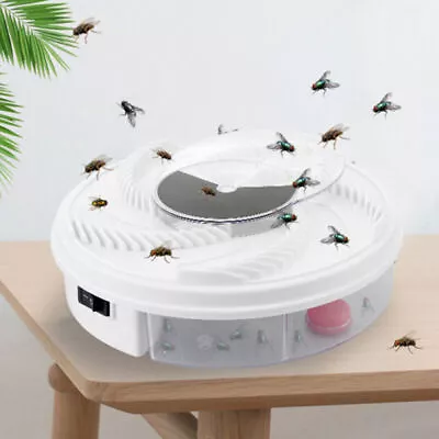 Automatic Electric Flycatcher Rotating Fly Trap Insect Catcher Fast Killer Devic • $18.89