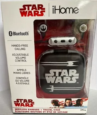 IHome Star Wards Wireless Earbuds + Travel Case - New In Box • $14.50