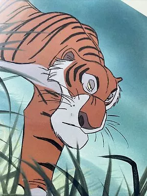 1998 Vtg Disney Art Print  The Jungle Book Shere Khan Tiger Framed • $25