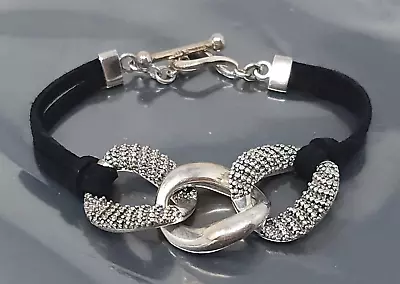 Vintage Michael Dawkins Sterling Silver Toggle Clssp Bracelet 6  • $95