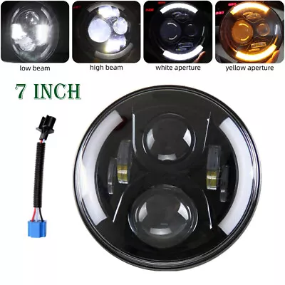 7  Inch Motorcycle LED Headlight Turn Signals For Harley Touring Sportster AU • $34.15