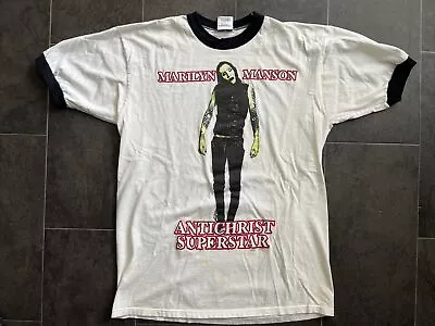 Marilyn Manson Antichrist Superstar Shirt Size L Vintage Winterland • $150