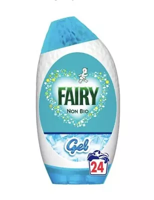 Fairy Non Bio  For Sensitive  Skin Washing Liquid  Gel 24 Wash 840ml • £10.99